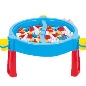 DOLU- Bright Activity Table with 100 JumBlocks